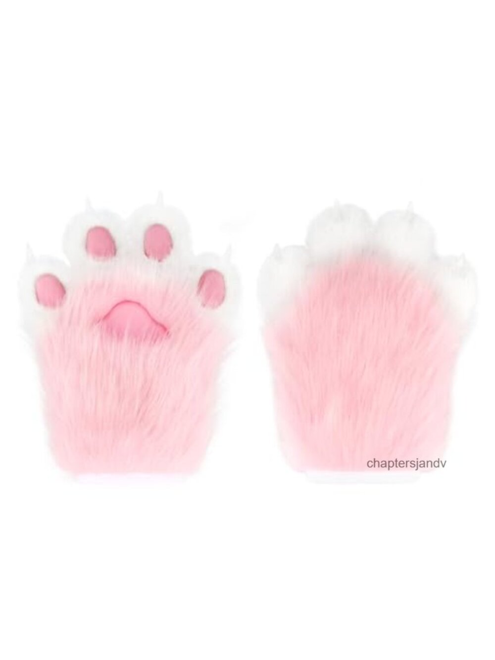 Faux Fur Cat Claw Gloves Fursuit Animal Paws Mittens Cosplay Costume